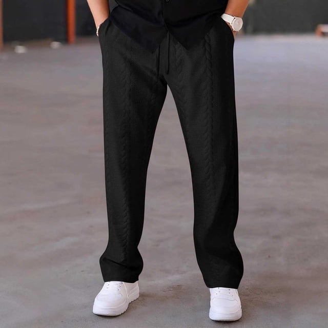 Yusimy Men's Tactical Cargo Pants Solid Color Heavyweight Outdoor Training Multifunctional Work Pants Utility Military Style Rugged
