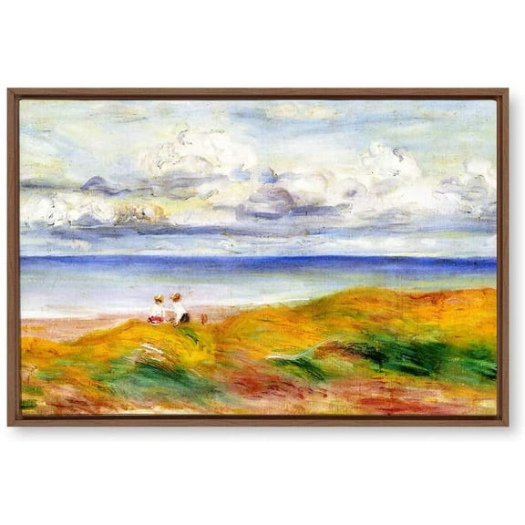 IDEA4WALL Framed Canvas Wall Art for Living Room, Bedroom La Grenouillere by Pierre-Auguste Renoir Canvas Prints for Modern Home Decoration Ready to Hang