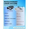 thumbnail image 3 of Siliwo 180°Panoramic Swim Goggles Adult, Ultra-Comfort Liquid Silicone Anti-Fog/UV Pool & Outdoor Women Men Youth, 3 of 5