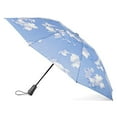 thumbnail image 1 of totes InBrella Parapluie Pliant Inversé - Conception Inversée, Ouverture/fermeture Automatiques, Nuage, Taille Unique, 1 of 8