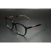 GUCCI GG0845OK 005 Round Oval Panthos Black Brown 53 mm Men's Eyeglasses