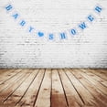 thumbnail image 2 of Niño Colgante Banderín de Papel Baby Shower Bautizo Recién Nacido Banner Bautizo Adorno Azul blanco, 2 of 8