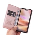 thumbnail image 5 of Funda para iPhone 16 Plus Estuche de Cuero PU Tipo Cartera con Ranuras para Tarjetas y Cierre Magnético, 5 of 5