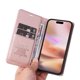 thumbnail image 5 of Funda para iPhone 16 Plus Estuche de Cuero PU Tipo Cartera con Ranuras para Tarjetas y Cierre Magnético, 5 of 5