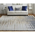 thumbnail image 5 of 5' X 8' Blue Orange And Gray Abstract Power Loom Area Rug, 5 of 10