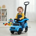 thumbnail image 4 of Best Ride On Cars Poussette d'Extérieur pour Enfants Mercedes G-Wagon 3 en 1, Bleu, 4 of 9