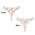 thumbnail image 3 of Balery Funny Little Pigs Tangas de Algodón para Mujer con Estampado – Ropa Interior Sexy, Transpirable, G-string-Small, 3 of 6