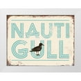 thumbnail image 1 of Brando, JJ 24x19 White Modern Wood Framed Museum Art Print Titled - Nauti Gull, 1 of 4