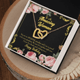 thumbnail image 4 of To Mom Birthday Message Happy Birthday Mom From Daughter Inseparable Necklace, 4 of 7