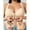 Beige, variant on Elvqul Bras for Women Front Closure Plus Size Bra Everyday Full Coverage Wireless Womens Bras Beige