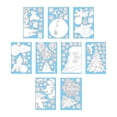 thumbnail image 2 of 9 Sheet Christmas Window Clings Xmas Stickers DIY for Party Bedroom Festival, 2 of 7