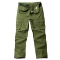 thumbnail image 1 of Pantalones largos para hombre, bolsillos laterales, pies pequeños, ajustados, largos, para hombre, 1 of 7