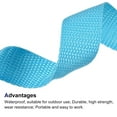 thumbnail image 3 of Lightweight Polypropylene Webbing Strap 1" 25 Yards Light Lake Blue Strapping Band for Outdoor, 3 of 5