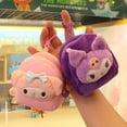 thumbnail image 3 of Monedero de felpa Kawaii Sanrio Cinnamoroll My Melody, monedero, Kuromi Plushie, llavero colgante, juguete de peluche suave para niñas, 3 of 4