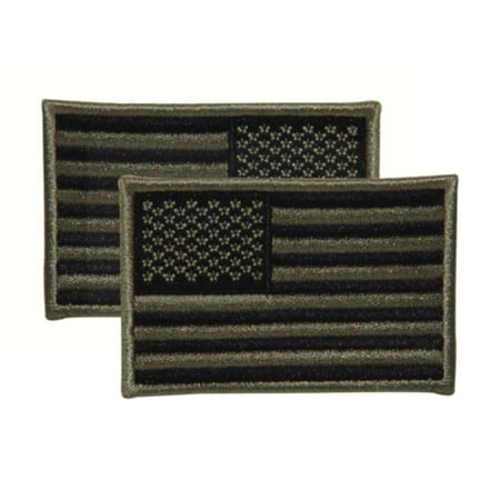 20-9087076001 Embroidered USA Military Flag Patch, Right, Foliage, 2x3, Designed for use on U.S. military uniforms, but also look great on caps, vests, bags and.., By VooDoo Tactical