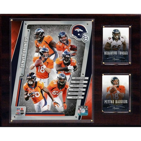 Denver Broncos Parking Sign - C&I Collectables NFL 12x15 Denver Broncos 2014 Team Plaque