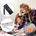 thumbnail image 1 of Vacemry 2Pcs A4 Paper Cutter, Plastic Base Paper Trimmer with Safety Lock, 12 Sheets Cutting Capacity, Paper Cutting Tool for OfficeSchoolHome Crafting, Desktop Paper Cutter for Documents Photos, 1 of 9