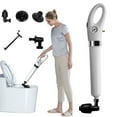 thumbnail image 1 of Cqxid Air Tools Pneumatic Floor Drain Unclogging Tool Official Pneumatic Toilet Plunger Pneumatic Drain Unclogger With Visual Barometer Toilet Plunger For Bathroom Floor Kitchen Clogged, 1 of 9