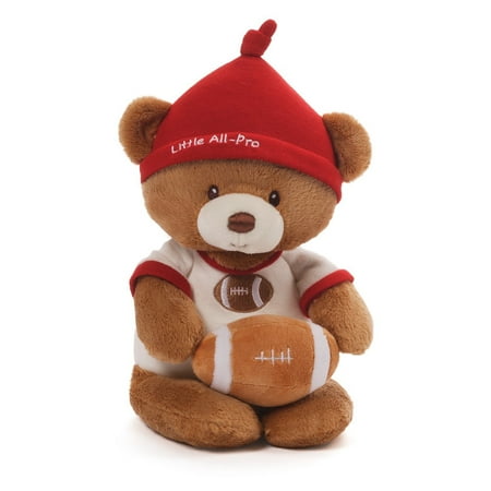Teddy Rattle - Gund Football Bear and Rattle