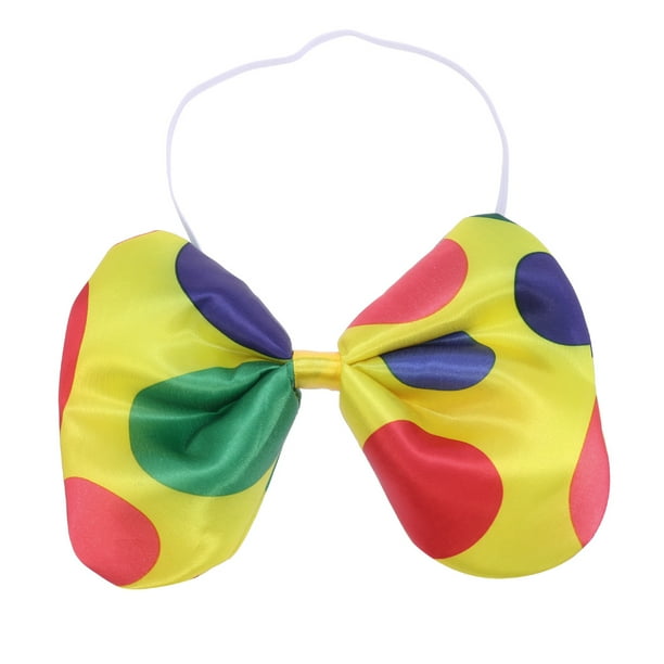 Pajarita decorativa de payaso con lunares, accesorio de disfraz elegante para Halloween y fiestas de máscaras.