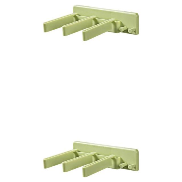 Wosthever Soporte para de cocina pared de limpieza tubo exprimidor autoadhesivo hogar extracción dispensador estante Verde 2Conjunto