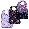 thumbnail image 4 of Bavoirs pour Adultes pour Manger Imperméables Protection Complète pour l'Alimentation Réutilisable Personnes Âgées Femmes et Hommes Noir, 4 of 7