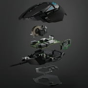 Logitech G502 X Wired Gaming Mouse - LIGHTFORCE hybrid optical-mechanical primary switches, HERO 25K gaming sensor, compatible with PC - macOS/Windows