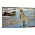 thumbnail image 1 of ARTCANVAS Girl on The Beach 1910 Canvas Art Print by Joaquin Sorolla y Bastida - Size: 40" x 26" (1.50" Deep), 1 of 9