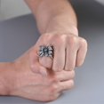 thumbnail image 4 of Necvior Gothic Spiders Open Rings Punk Style Statement Rings Adjustable Finger Rings Party Jewelry Accessory for Men, 4 of 11