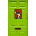 thumbnail image 2 of Carolines Treasures SS4702DS1216 Doberman Flocons de Neige Rouges et Verts Impressions Murales Ou de Porte en Métal Aluminium pour Noël, 2 of 2