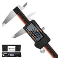 thumbnail image 2 of HARDELL Digital Caliper, 6 Inch Stainless Steel Caliper Measuring Tool with Large LCD Screen, Electronic Micrometer Caliper Digital Inch/Millimeter C, 2 of 8