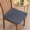 Dark Gray_New#2765, variant on Solid Color Polyester Seat Cushion 2-Pack, 40x40cm for Dining Chairs, Study Tables, Home and Student Use Supportive Comfort Pads