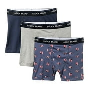 LUCKY BRAND BOXER BRIEFS - 02 P02 LARGE - SURFER - MEN UNDERWEAR 3 PACK