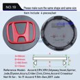 thumbnail image 1 of Cubierta De La Tapa Del Centro Rueda Coche Emblema Insignia Llanta Cubo Accesorios Para Honda Fit Jazz City Jade CRV XRV Accord Odyssey Vezel Elysion Acura Civic Crosstour, 1 of 4