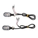 thumbnail image 1 of 2 uds luces de señal de giro universales para motocicleta 12V lámpara de dirección Mini lámpara ovalada para ATV Scooter, 1 of 14
