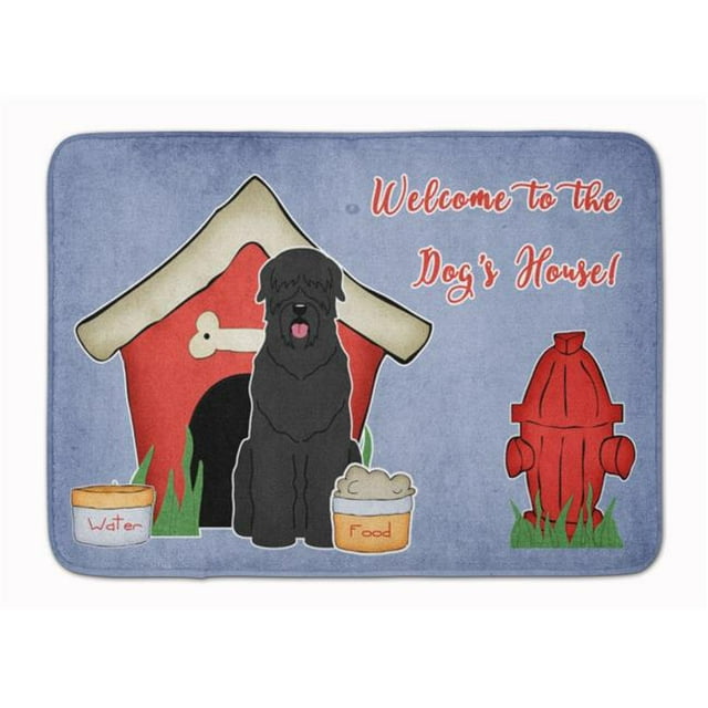 Carolines Treasures BB2780RUG Dog House Black Russian Terrier Machine Washable Memory Foam Mat
