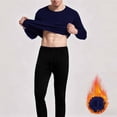 thumbnail image 2 of Frnrwgo Men's Thermal Underwear Set Fleece Lined Crew Neck Long Sleeve Base Layer XS-XXL for Winter, 2 of 7