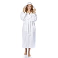 thumbnail image 1 of Women's Hooded Fleece Plush Robe Turkish Bathrobe, 1 of 4