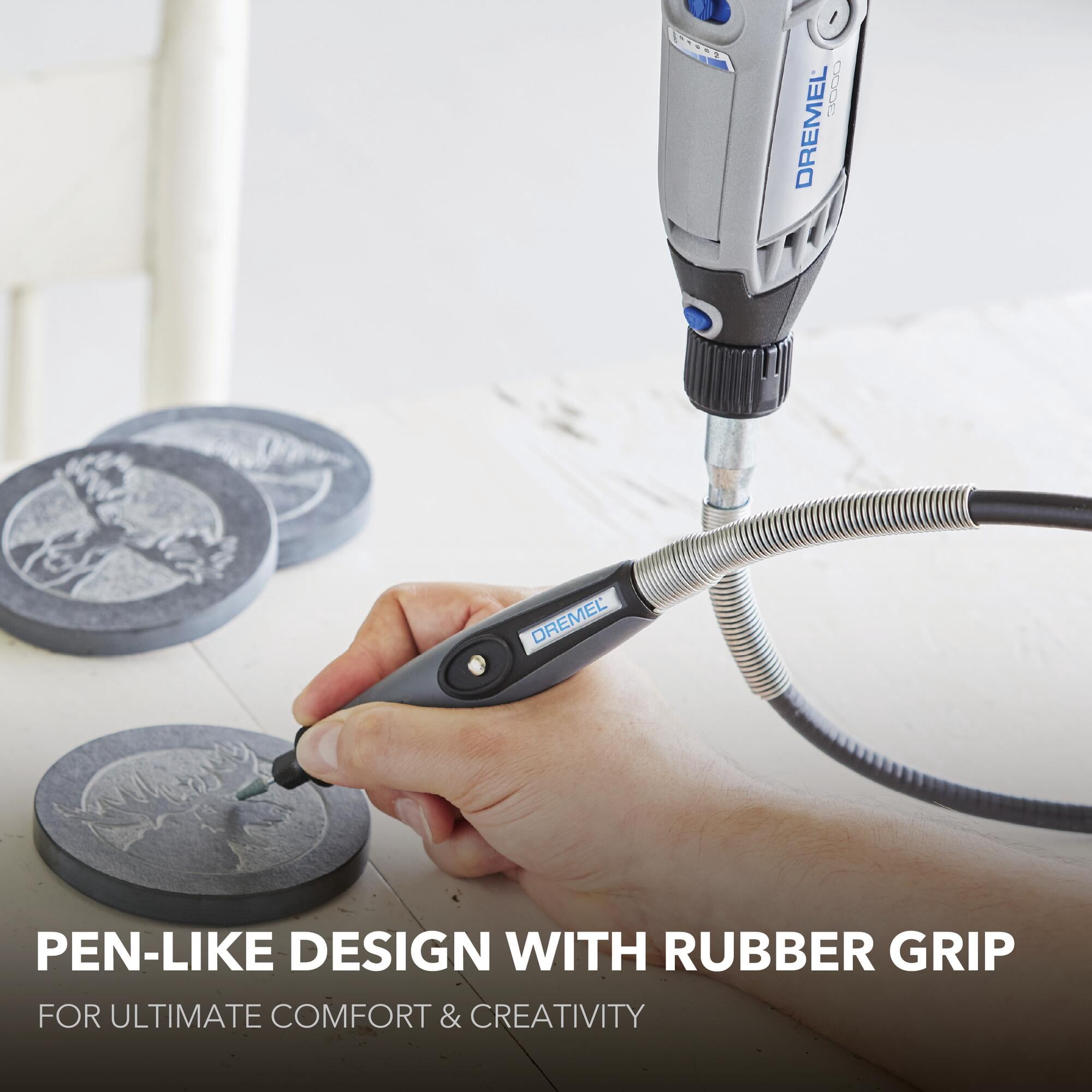 Dremel 225-WM Flex Shaft Rotary Tool Attachment with Ergonomic Comfort Grip and 36” Long Cable