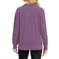 thumbnail image 4 of TARAINYA Women Oversized Half Zip Sweatshirt Casual Quarter Zip Pullover with Pocket, 4 of 8