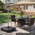 thumbnail image 4 of Gymax Base de Parasol Déporté d'Extérieur 285 Lb avec Roues pour Jardin, Terrasse, Bord de Piscine, 4 of 10