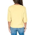 thumbnail image 3 of Women Short Sleeve Cardigan Casual V Neck Sweater Top, 3 of 4