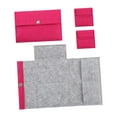 thumbnail image 3 of 3 bolsas de almacenamiento de ganchillo, estuche para agujas de tejer, organizador con cierre a presión, suministros de costura de fieltro, bolsa para rojo, 3 of 8