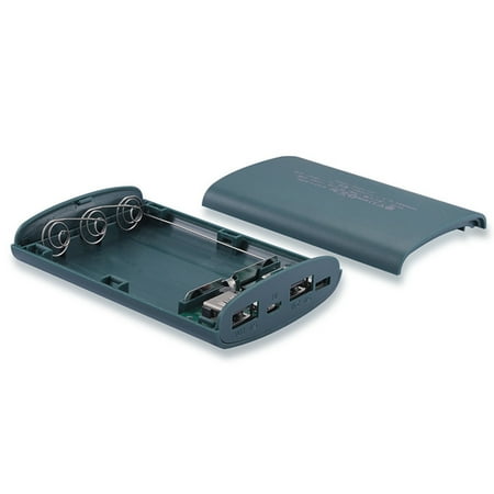 

18650 Battery Outer for Case Dual USB Output Ports Plastic for Shell Box Power B