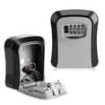 thumbnail image 4 of MesaSe Aluminum Alloy Password Key Box Lock Box Storage Box Door Security Lock Box 4 Bit Password, 4 of 9