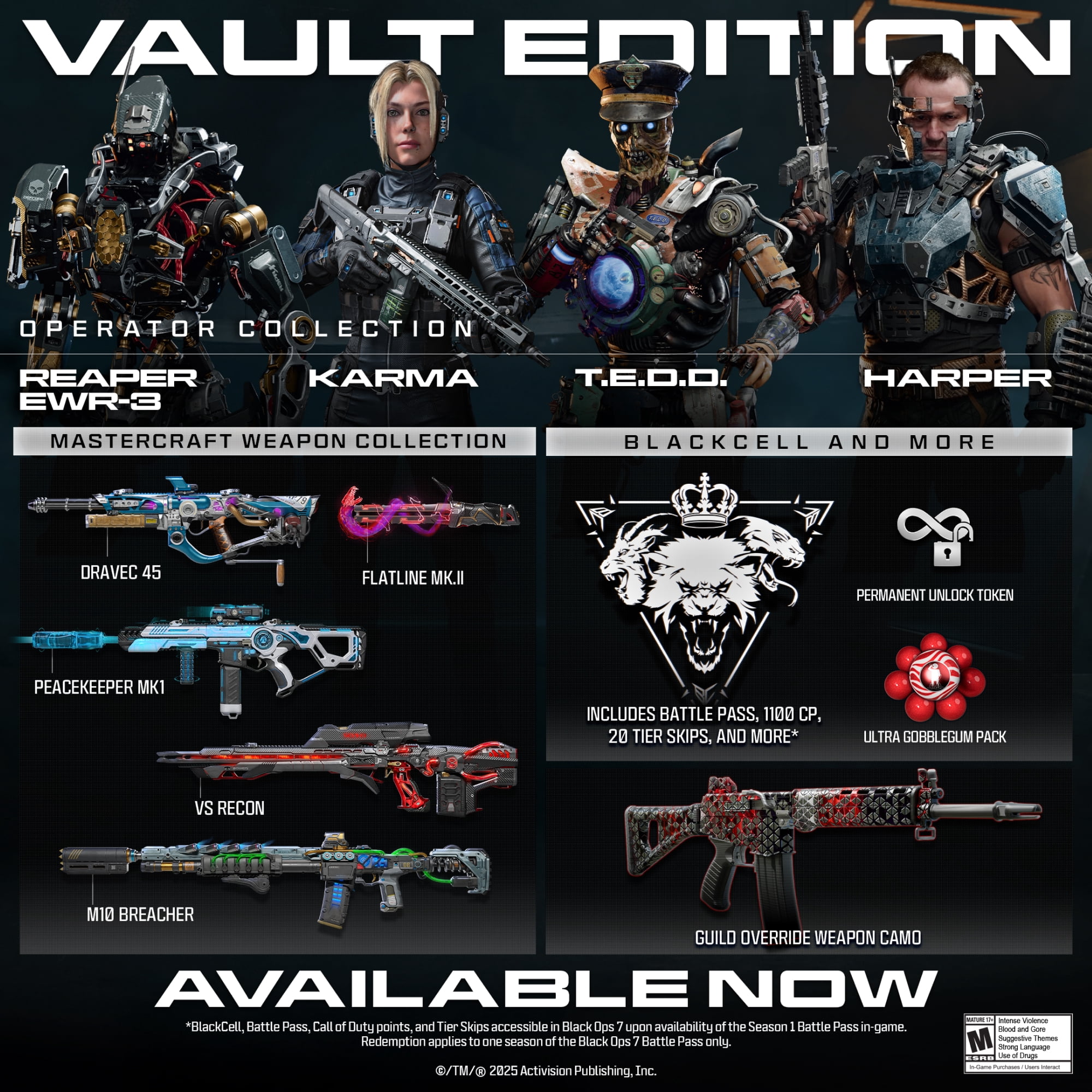 Call of Duty®: Black Ops 7: Vault Edition - Xbox One, Xbox Series X|S, Windows [Digital]