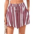 thumbnail image 2 of Women'S Flowy Shorts Summer Beach Vacation Clothes Casual High Waist Wide Leg Ruffle Shorts Color No. 2 XXL, 2 of 9