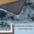 thumbnail image 5 of ZENELESS Large Fluffy Area Rugs for Living Room,8x10 Shag Rectangular Carpets for Bedroom Tie-dye Blue Gray, 5 of 8