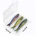 thumbnail image 5 of Cheers.US 3Pcs Generic Fishing Lures Bionic Swimming Lure Segmented Multi Jointed Slow Sinking Freshwater Saltwater Bass, 5 of 7