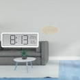 thumbnail image 2 of Reloj De Pared Digital De Escritorio, Multiusos, Pantalla Grande, Temperatura Y Humedad Para Oficina, Dormitorio, Con Alfombra Redonda Para Interior, Mesita De Noche, Respaldo Antideslizante,, 2 of 8